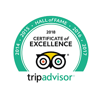 TripAdvisor Certificate of Excellence